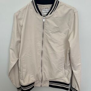 Denim & Flower Cream Lightweight Jacket